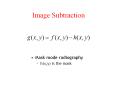 Image Subtraction PowerPoint PPT Presentation