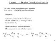 Chapter 11-1 Detailed Quantitative Analysis