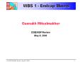 WBS 1 Endcap Muons PowerPoint PPT Presentation
