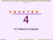 AC Network Analysis