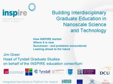Building Interdisciplinary Graduate Education in Nanoscale Science and Technology