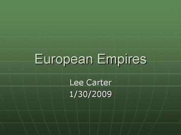 European Empires