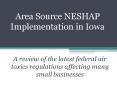 Area Source NESHAP Implementation in Iowa PowerPoint PPT Presentation