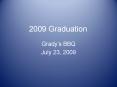 2009 Graduation PowerPoint PPT Presentation