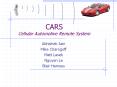 CARS Cellular Automotive Remote System PowerPoint PPT Presentation