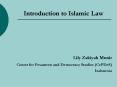 Introduction to Islamic Law PowerPoint PPT Presentation