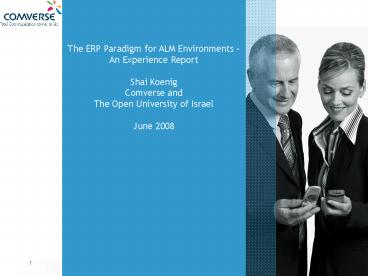 The ERP Paradigm for ALM Environments 