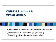 CPE 631 Lecture 08: Virtual Memory