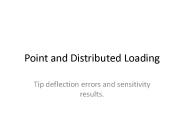 Point and Distributed Loading