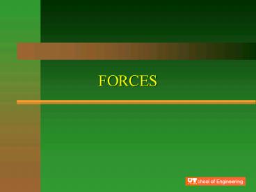 PPT – FORCES PowerPoint presentation | free to view - id: 26d0c5-MDExM