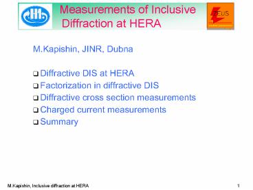 Measurements of Inclusive Diffraction at HERA