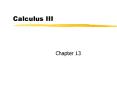 Calculus III PowerPoint PPT Presentation