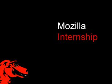 Mozilla Internship