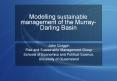Modelling sustainable management of the Murray-Darling Basin PowerPoint PPT Presentation