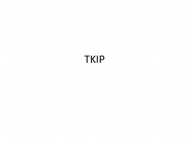 TKIP