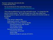Tutorial: Analyzing real network data