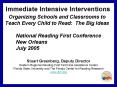 Organizing Schools and Classrooms to Teach Every Child to Read: The Big Ideas PowerPoint PPT Presentation