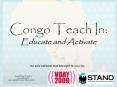 Congo Teach In: Educate and Activate PowerPoint PPT Presentation
