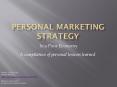 Personal Marketing Strategy PowerPoint PPT Presentation