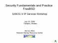Security Fundamentals and Practice FreeBSD PowerPoint PPT Presentation