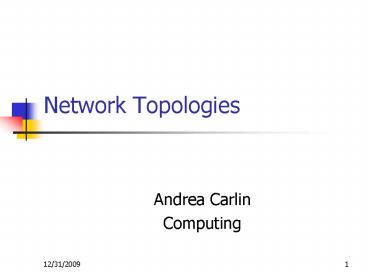 Network Topologies presentation | free to view