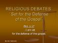 RELIGIOUS DEBATES:  PowerPoint PPT Presentation