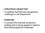 STRATEGIC OBJECTIVE