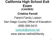 California High School Exit Exam CAHSEE PowerPoint PPT Presentation