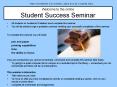 Welcome to the online Student Success Seminar PowerPoint PPT Presentation