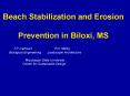 Beach Stabilization and Erosion Prevention in Biloxi, MS PowerPoint PPT Presentation