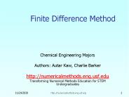 Finite Difference Method