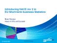 Introducing NACE rev 2 in EU Shortterm business Statistics PowerPoint PPT Presentation