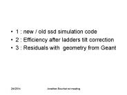 1 : new / old ssd simulation code
