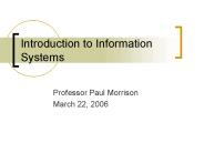 Introduction to Information Systems