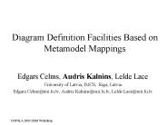 Diagram Definition Facilities Based on Metamodel Mappings