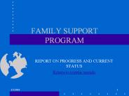 FAMILY SUPPORT PROGRAM