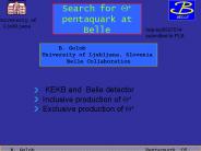 Search for Q pentaquark at Belle