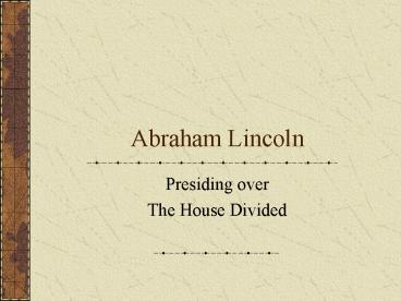 Abraham Lincoln