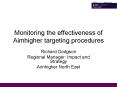 Monitoring the effectiveness of Aimhigher targeting procedures PowerPoint PPT Presentation