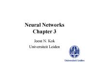 Neural Networks Chapter 3