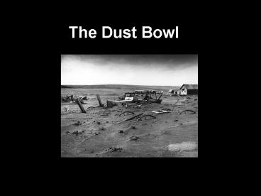 The Dust Bowl
