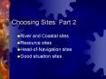 Choosing Sites: Part 2 PowerPoint PPT Presentation