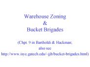 Warehouse Zoning