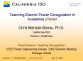 Teaching Electric Power Deregulation In Academia Panel PowerPoint PPT Presentation