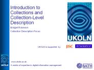 UKOLN is supported by:
