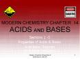 Chapter 14 Section 1 Properties of AcidsBases p' 466477 PowerPoint PPT Presentation