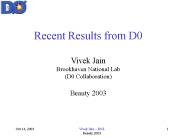 Vivek Jain BNL