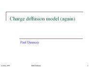 Charge diffusion model (again)