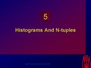Histograms And Ntuples