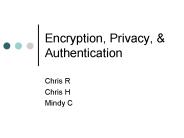 Encryption, Privacy,